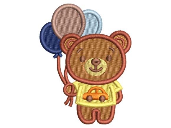 Balloon Teddy Embroidery: A Boutique Review