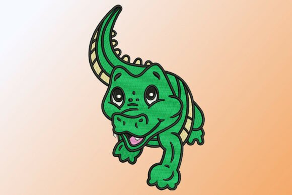 Cute Baby Alligator Embroidery Design Review